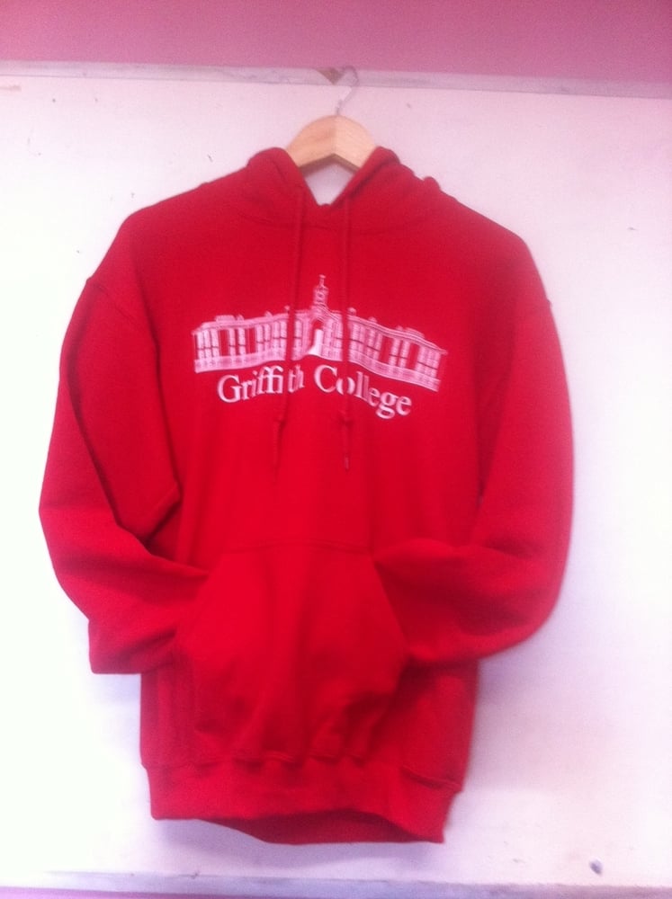 100t red hoodie