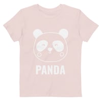 Image 1 of WHITE PANDA ORGANIC T-SHIRT