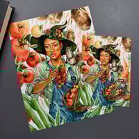 Image 3 of Abundance Witch Signed Watercolor Print