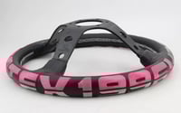 Image 4 of VERTEX 13'' Pink Embroided Steering Wheel