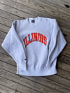 Vintage University of Illinois Sweatshirt (Large)
