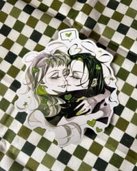 Image 3 of Green Yuri - tgswiiwagaa time-skip Mitsuaya vinyl sticker 