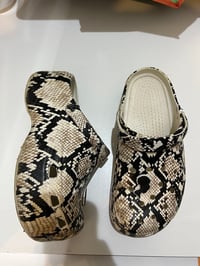 snake skin platforms 