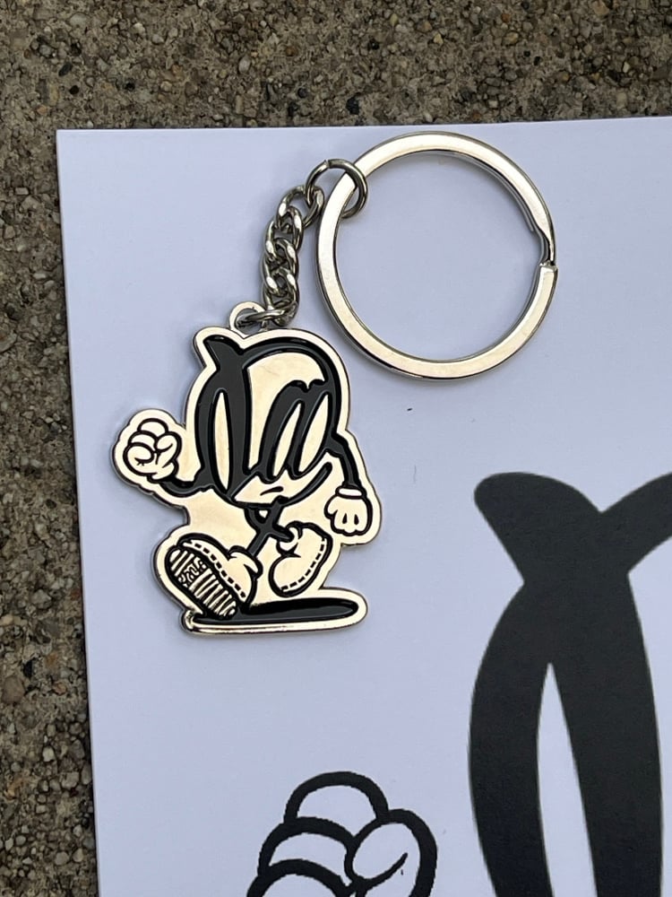 Image of @La Pin and Keychain Set