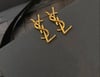 Ysl gold plated earring’s 