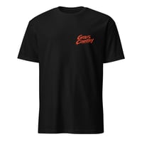 Image 2 of God's Country Logo & Poster Back Short-Sleeve Unisex T-Shirt