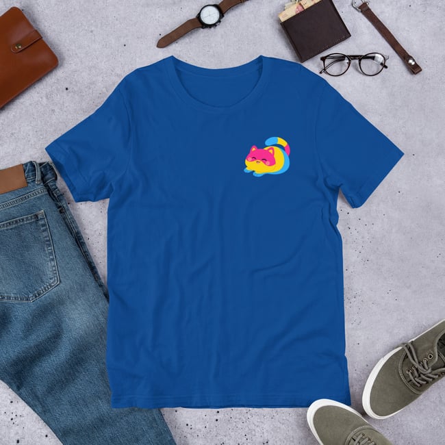Pride Pansexual Flag Kitty t-shirt