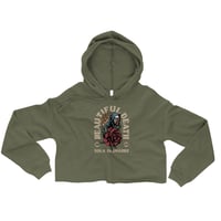 Image 2 of Beautiful Death  Crop Hoodie