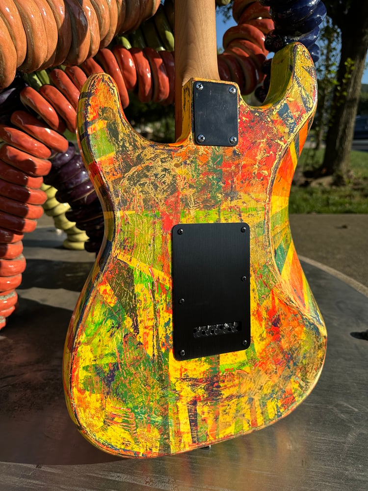 Image of Fender Stratocaster Rainbow Burst 