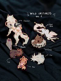 Image 2 of Wild instincts Vol.1 - Enamel pin collection