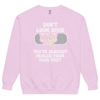 Image 7 of Unisex PAST HEALING garment-dyed sweatshirt