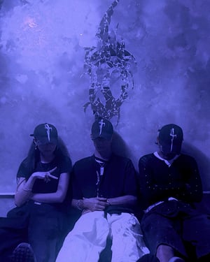 Image of IMPLY x MASSTAK - Sword Tribal Cap (Black)