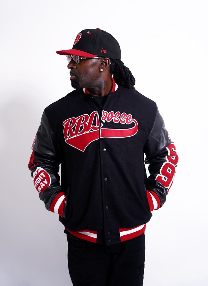 Image of RBL Posse Varsity Jackets (Black/Red)