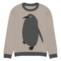 Image 15 of Giant Baby Penguin Knitted crew neck sweater