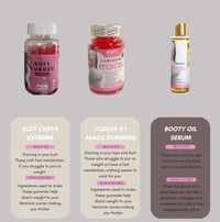 Image 5 of PRE - ORDER Curved by maca booty gain gummies