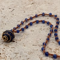 Image 1 of Blue Dice Necklace