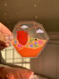 Frida Kahlo Terrarium Sticker
