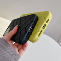 Image 17 of Luxury Woven Pattern Tpu Phone Case for iPhone 15 14 13 12 11 Pro Max Soft Silicone Rubber Back Cove