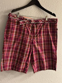 Image 8 of New Sz 16 Merona Contour Fit Belted Shorts #975*12
