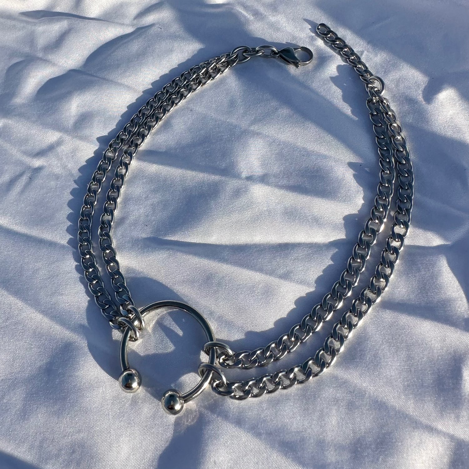 Image of Pierced Double Layer Chain