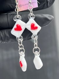 Image 2 of Love Letter Dangly Earrings