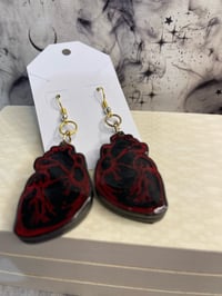 Image 3 of Anatomical Heart Earrings