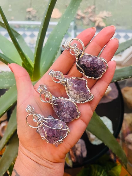 Image of Amethyst necklace