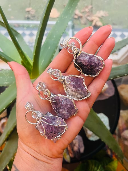 Image of Amethyst necklace 