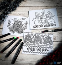 Image 1 of Colour your own Xmas cards