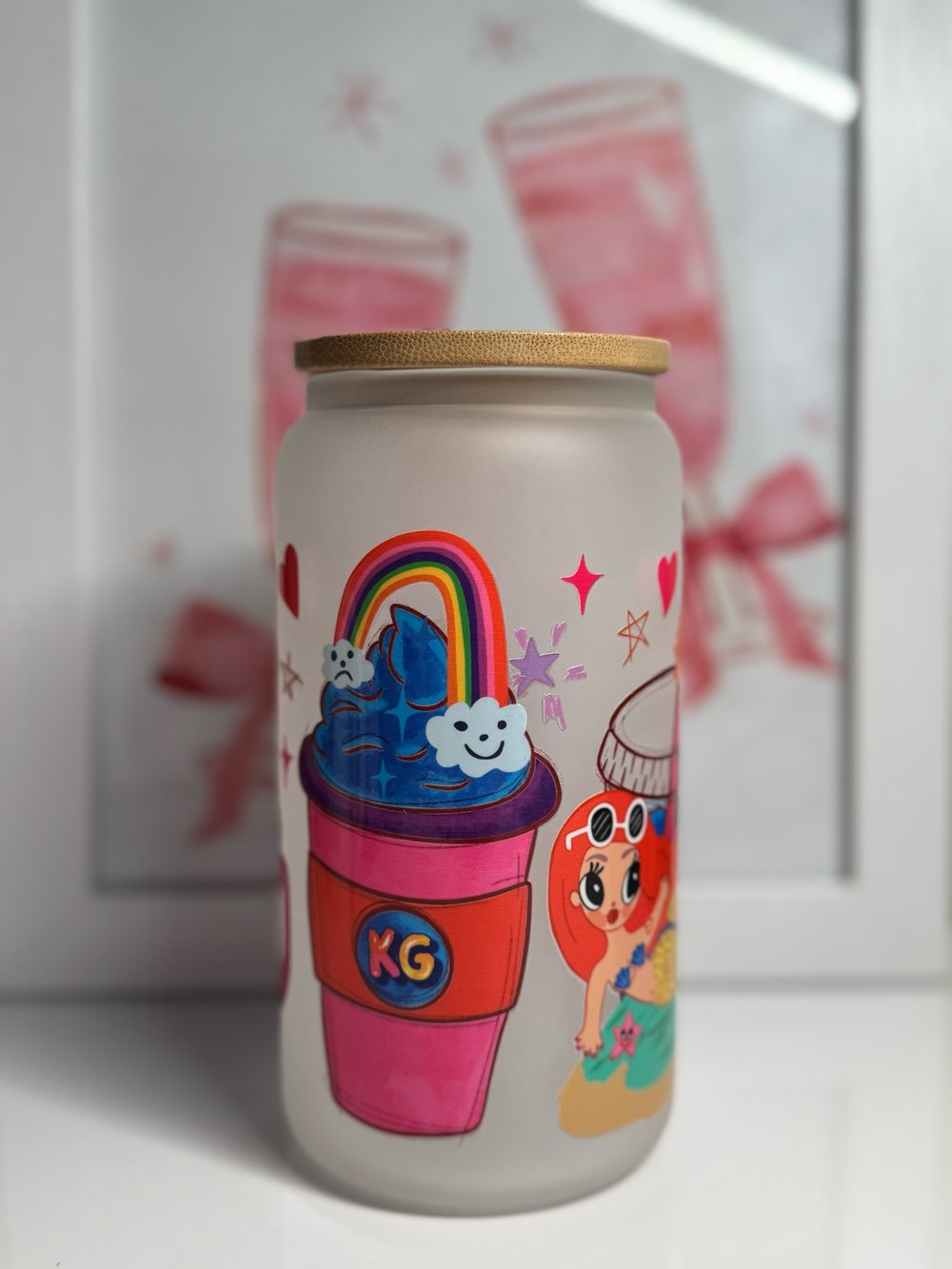 Image of 16oz Libby Glass - Karol 2 