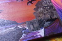 Image 3 of Sutro Baths Sunset 9x12 Original 🌅