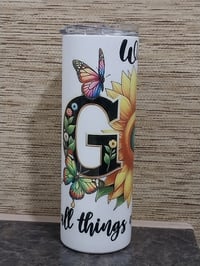 Image 1 of With God All things are possible Tumbler