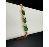 Image 3 of Green Owl Bracelet 
