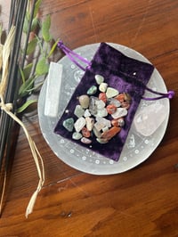 Image 2 of Random assortment of 5 mini tumbled crystals 