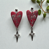Image 1 of Bleeding Star Earrings