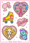 Barbie flash print