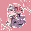 Cottage Lady sticker