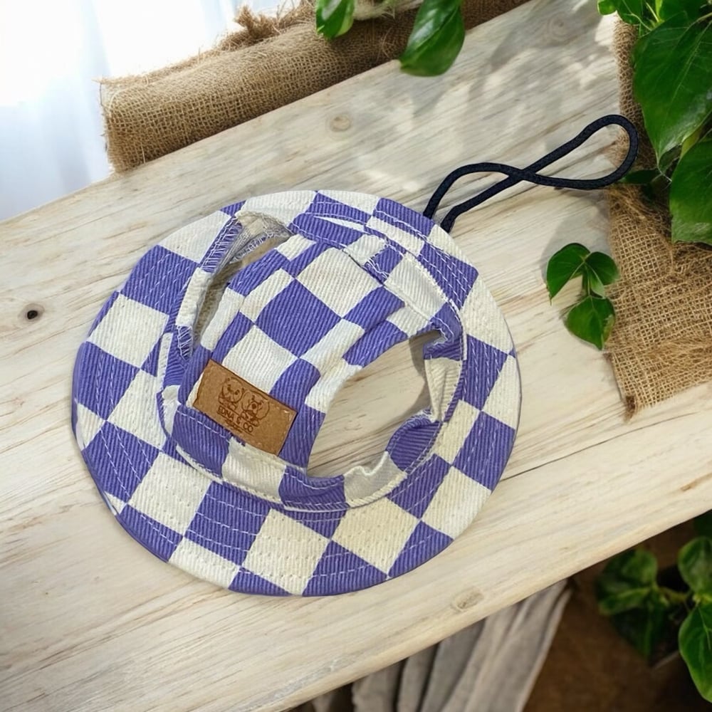 Image of Purple Designer Pet Bucket Hat