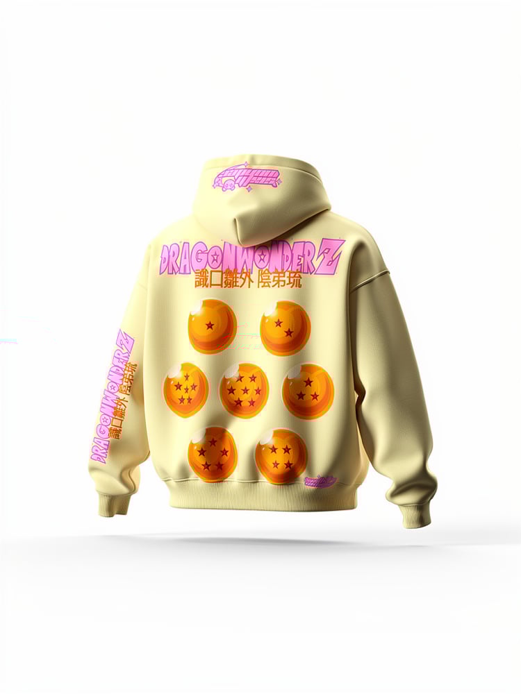 Image of Dragon Wonder Goku zip-up hoodie