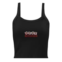 Image 1 of Beat Kitchen Embroidered Micro-rib Tank Top