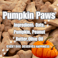 Image 2 of Pumpkin Paws Doggie Treats 11oz Bags