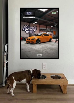 Image of KUWTB Kustoms Garage E92 M3 Poster