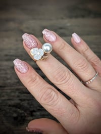 Image 2 of Glitz Glam Pear Flower Ring