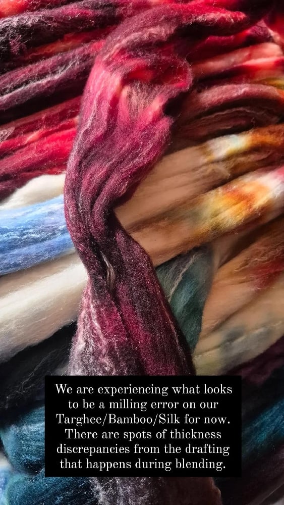 Mel Medarda Combed Top - 80/10/10 Targhee/Bamboo/Silk