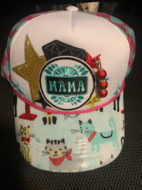 "MAMA" CATS FOAM TRUCKER HAT