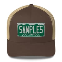 Image 4 of License Plate /Embroidered /Trucker Cap-9 COLORS AVAILABLE