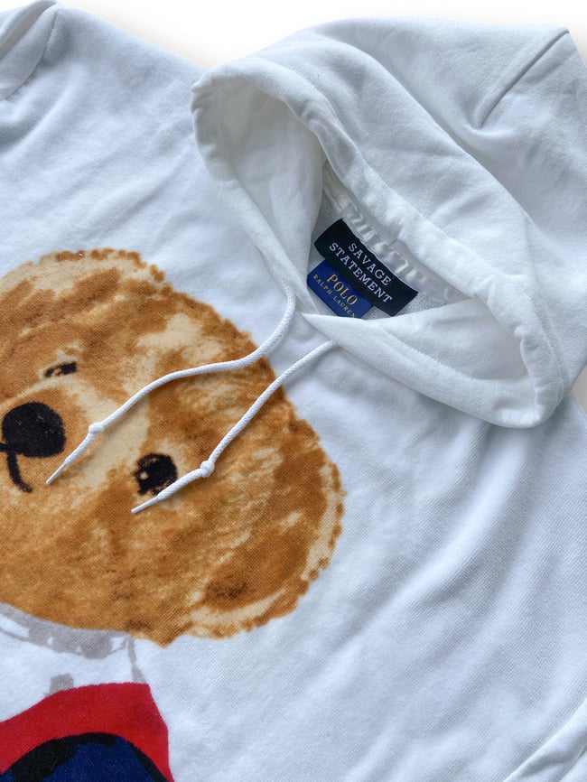 Polo Bear Towel Hoodie