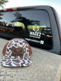 Old school camo mesh hat