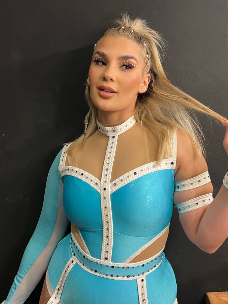 Image of Blue and White Spandex Gear