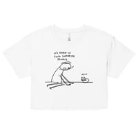 Image 6 of supportive people Women’s crop top